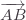 \overrightarrow{AB}