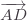 \overrightarrow{AD}