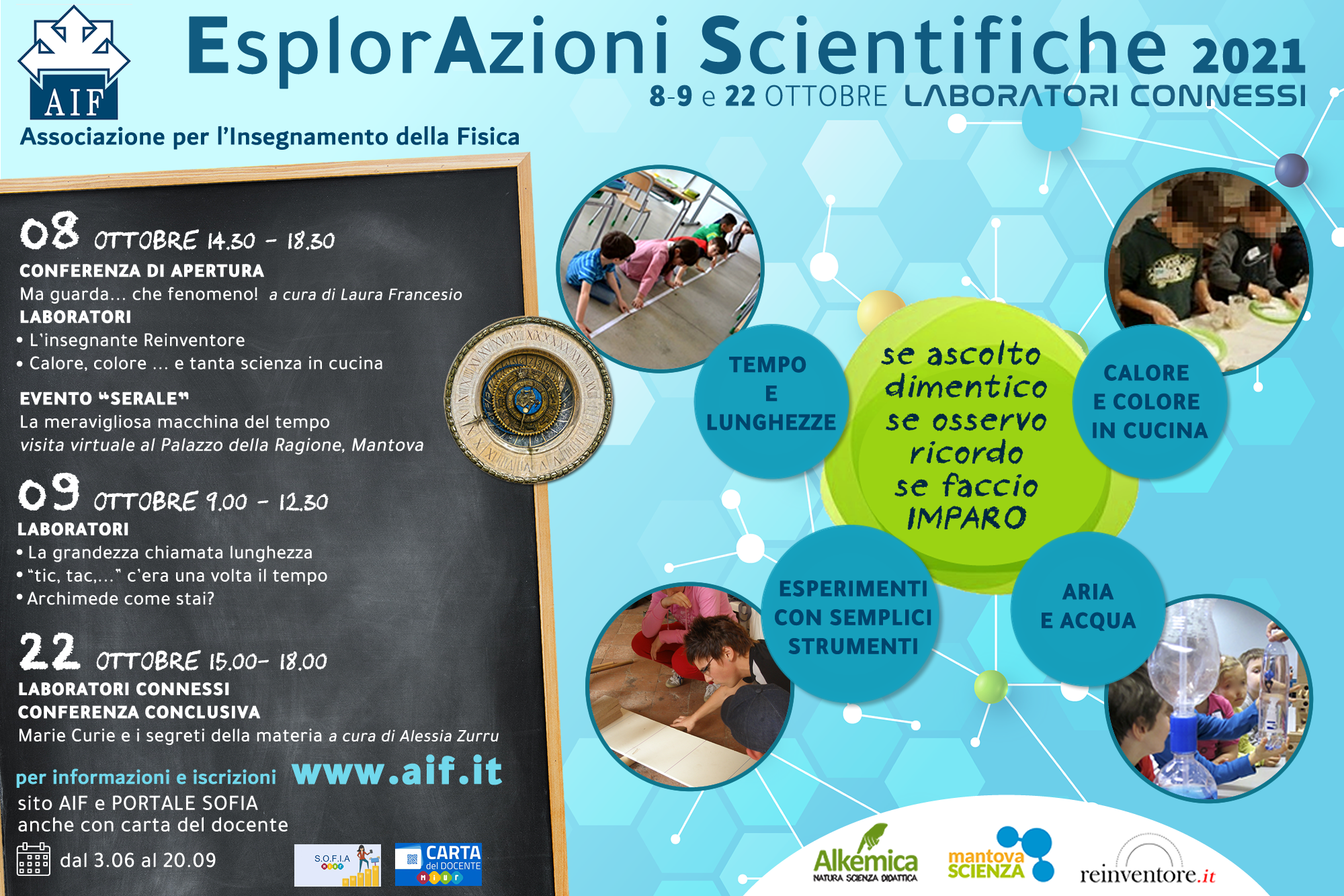 Locandina EsplorAzioni Scientifiche 2021